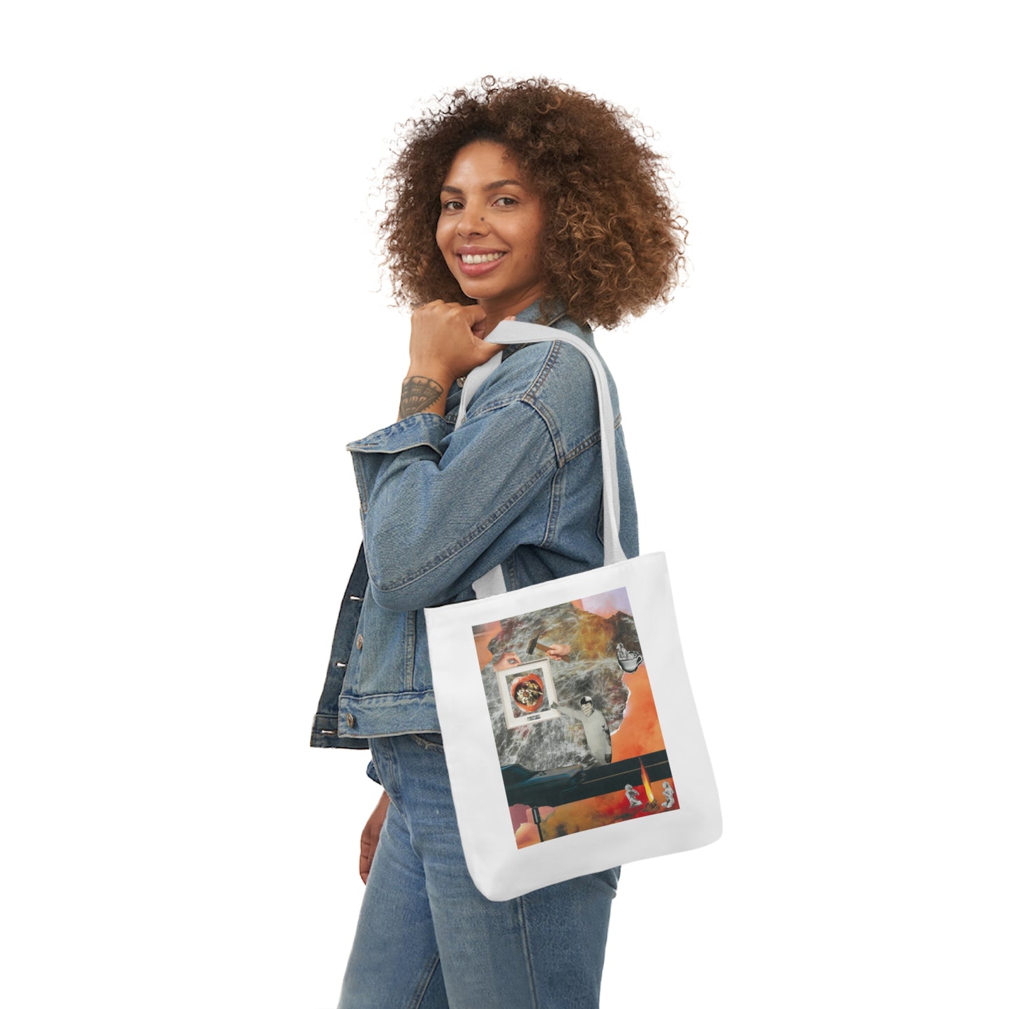 Canvas Tote Bag, 5-Color Straps