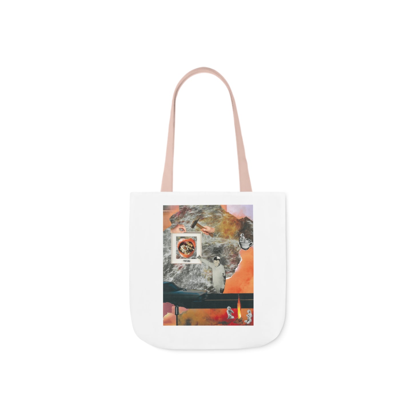 Canvas Tote Bag, 5-Color Straps